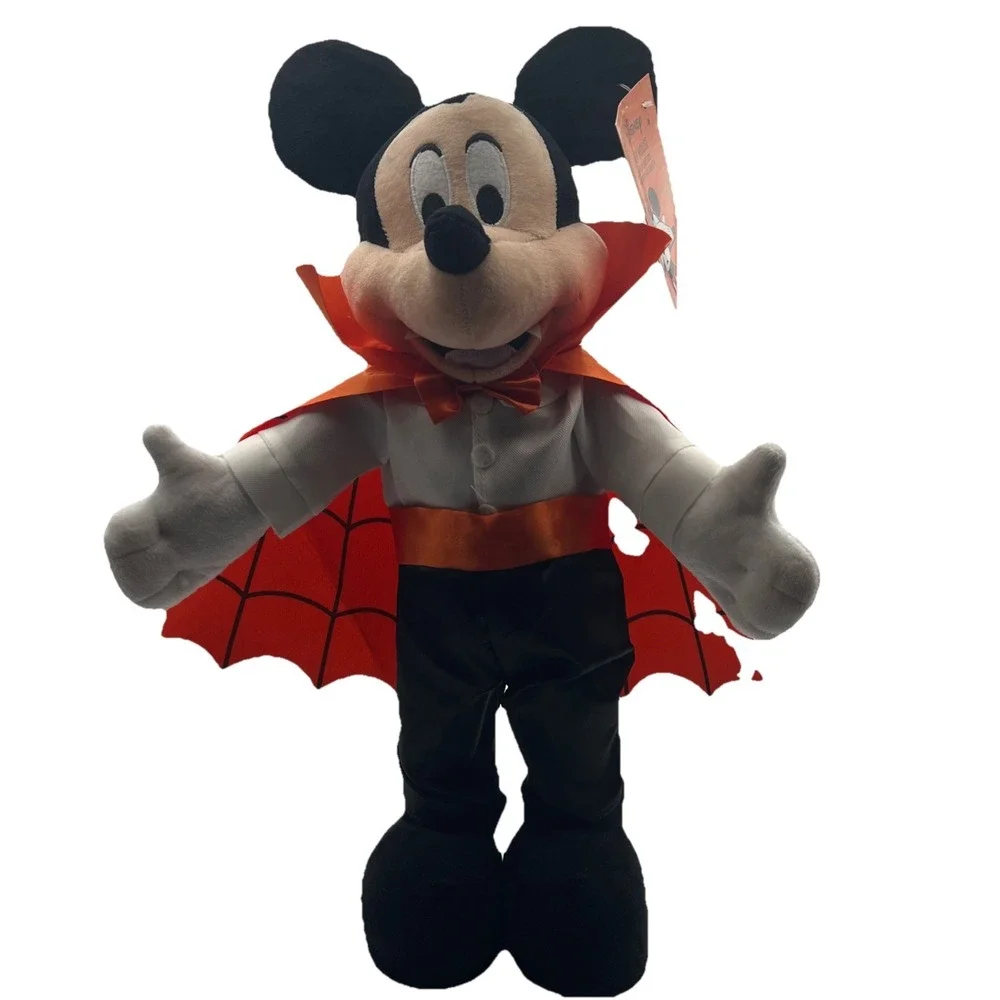 Disney Mickey Mouse Vampire & Minnie Mouse Witch Halloween 20 Inch Door Greeters